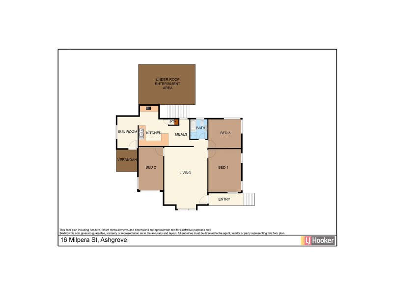 16 Milpera Street, Ashgrove QLD 4060 Floorplan