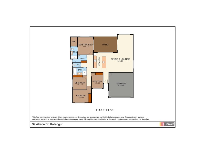 39 Allison Drive, Kallangur QLD 4503 Floorplan