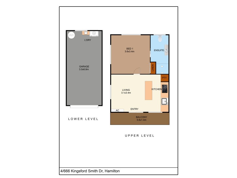 4/666 Kingsford Smith Drive, Hamilton QLD 4007 Floorplan