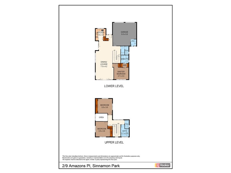 2/9 Amazons Place, Sinnamon Park QLD 4073 Floorplan