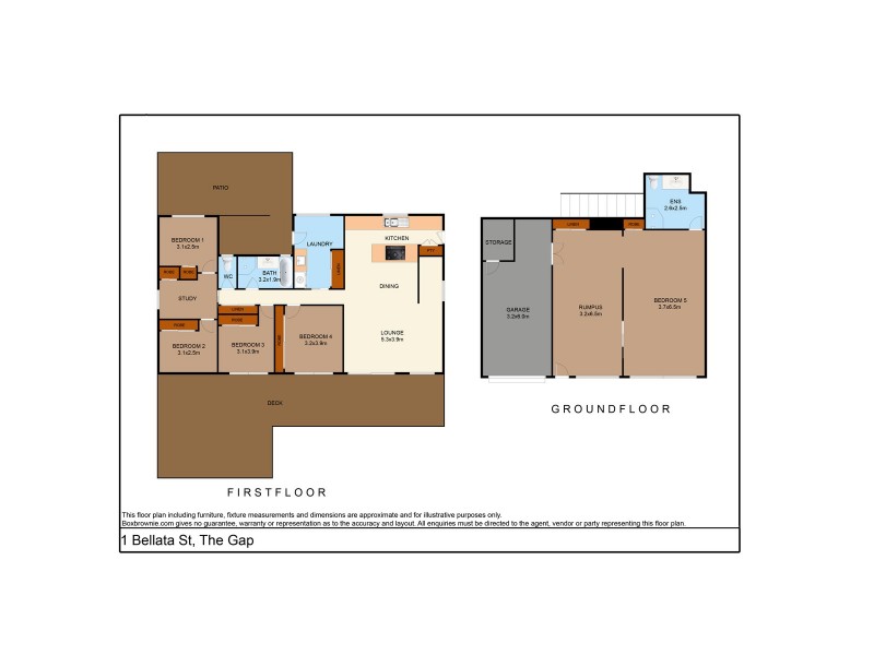 1 Bellata Street, The Gap QLD 4061 Floorplan