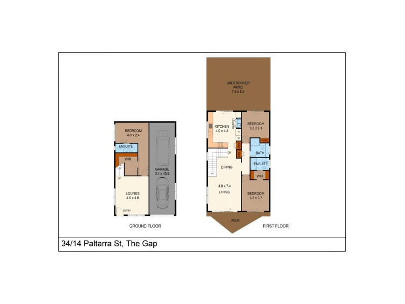 34/14 Paltarra Street, The Gap QLD 4061 Floorplan