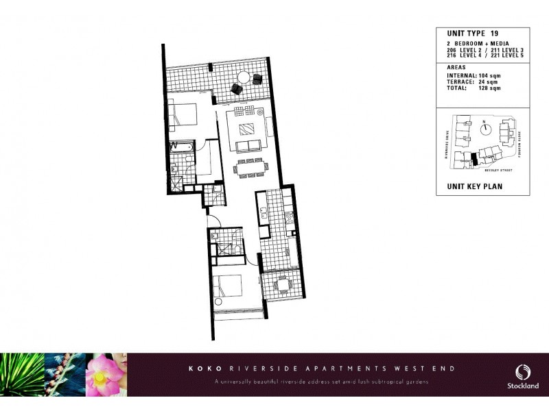 221/10 Pidgeon Close, West End QLD 4101 Floorplan