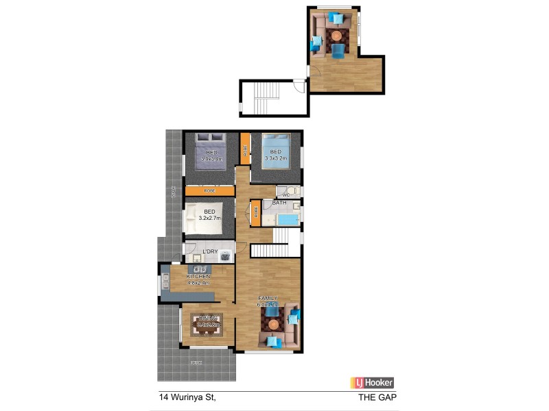 14 Wurinya Street, The Gap QLD 4061 Floorplan