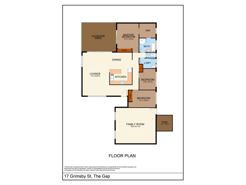 17 Grimsby Street, The Gap QLD 4061 Floorplan