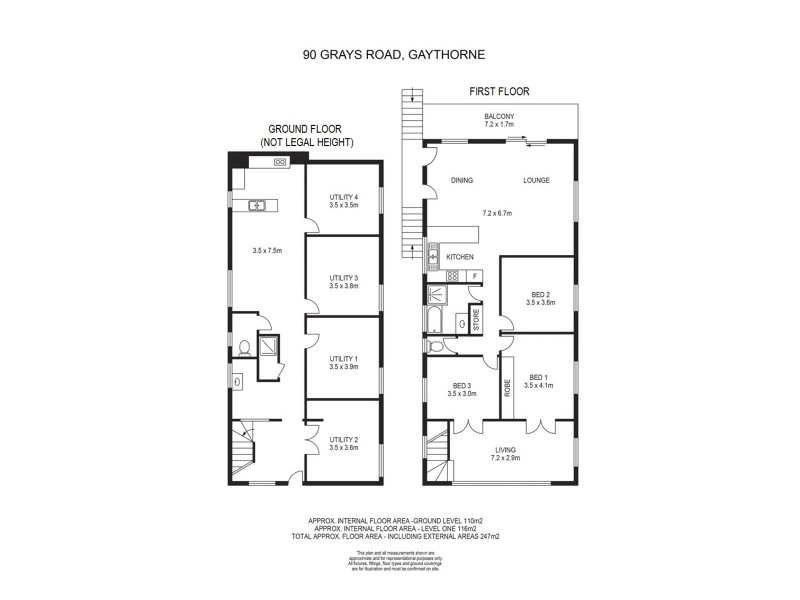 90 Grays Road, Gaythorne QLD 4051 Floorplan