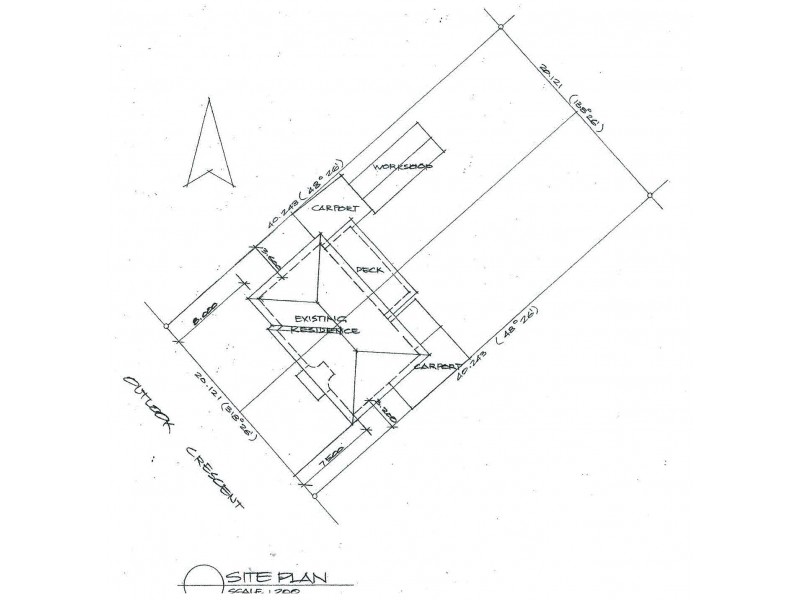 19 Outlook Crescent, Bardon QLD 4065 Floorplan