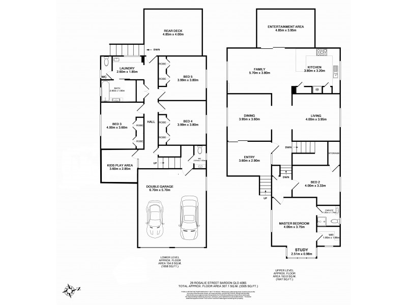 29 Rosalie Street, Bardon QLD 4065 Floorplan