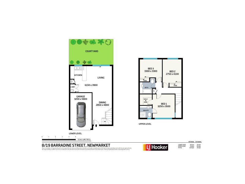 8/19 Baradine Street, Newmarket QLD 4051 Floorplan