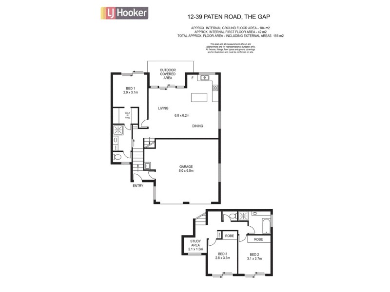 12/39 Paten Road, The Gap QLD 4061 Floorplan