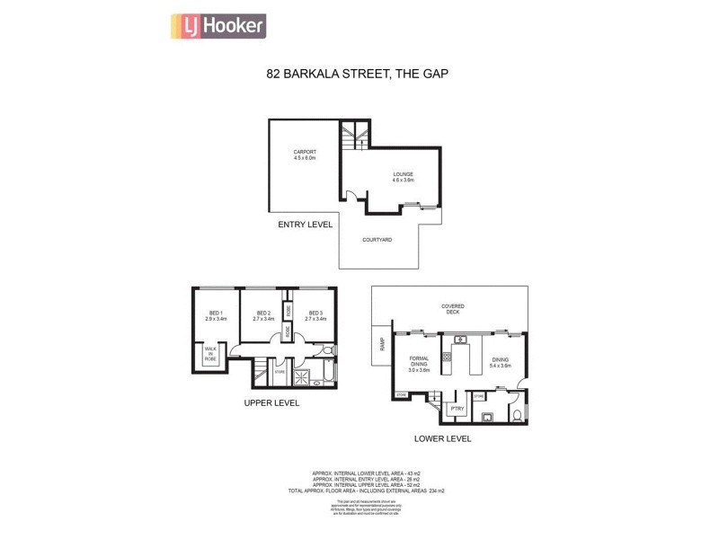 82 Barkala Street, The Gap QLD 4061 Floorplan