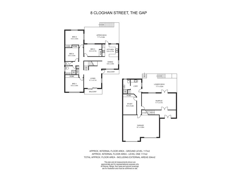 8 Cloghan Street, The Gap QLD 4061 Floorplan