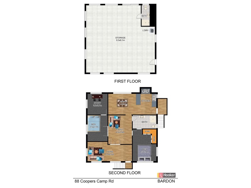 88 Coopers Camp Road, Bardon QLD 4065 Floorplan