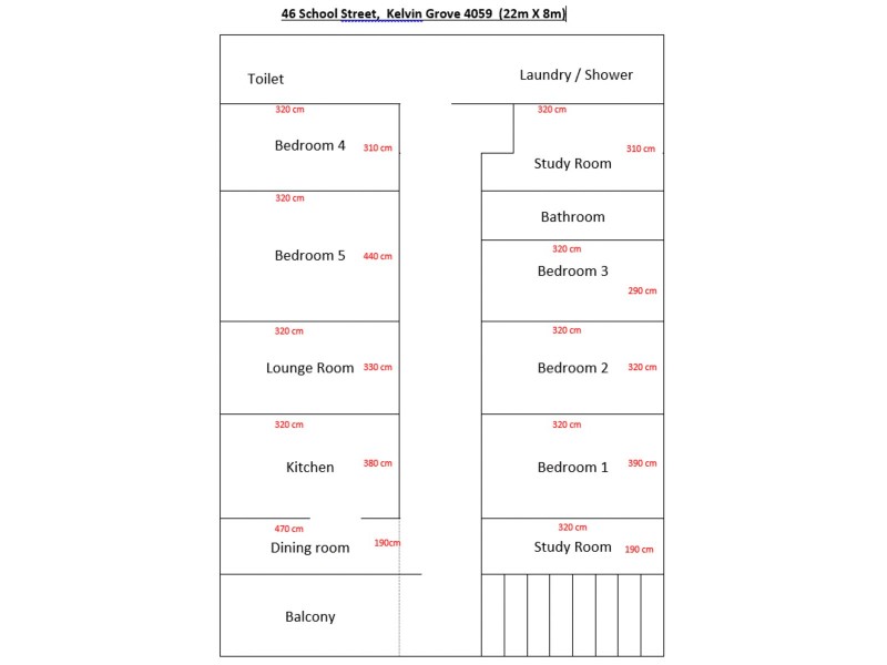 46 School Street, Kelvin Grove QLD 4059 Floorplan