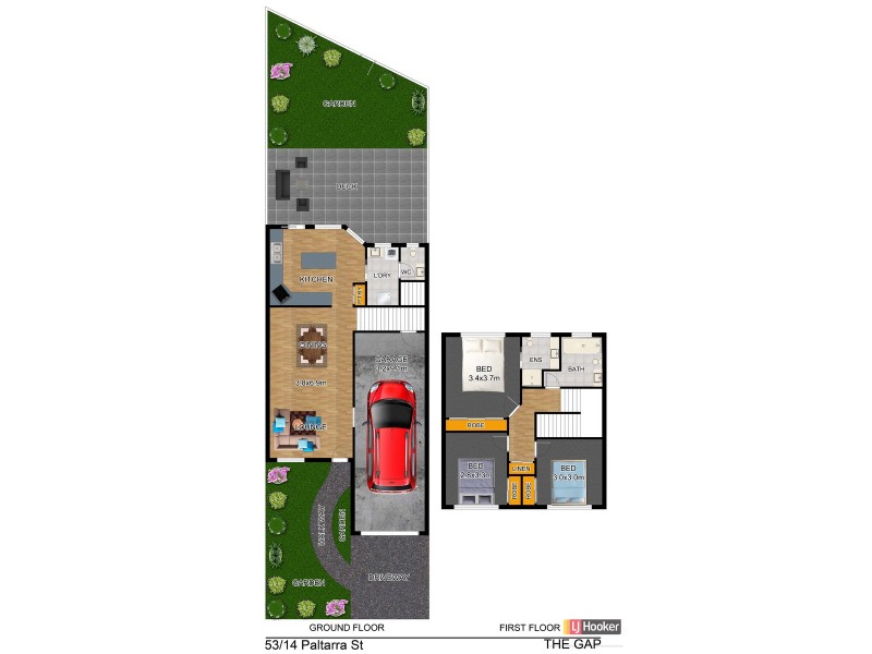 53/14 Paltarra Street, The Gap QLD 4061 Floorplan