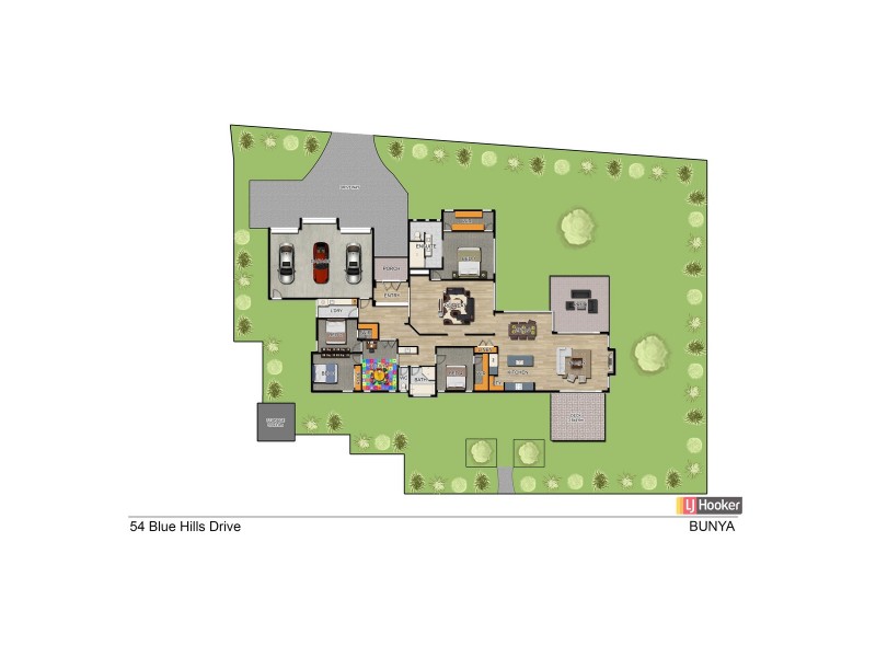 54 Blue Hills Drive, Bunya QLD 4055 Floorplan