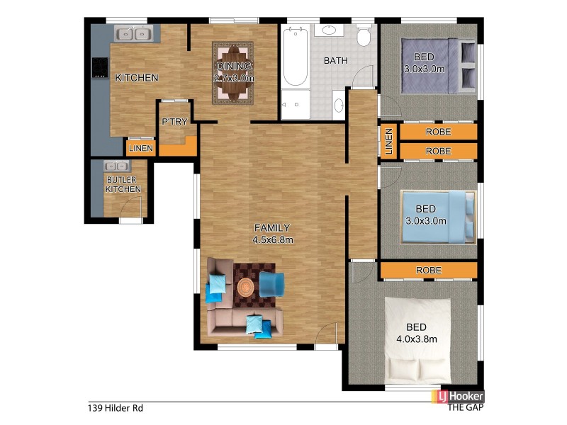 139 Hilder Road, The Gap QLD 4061 Floorplan