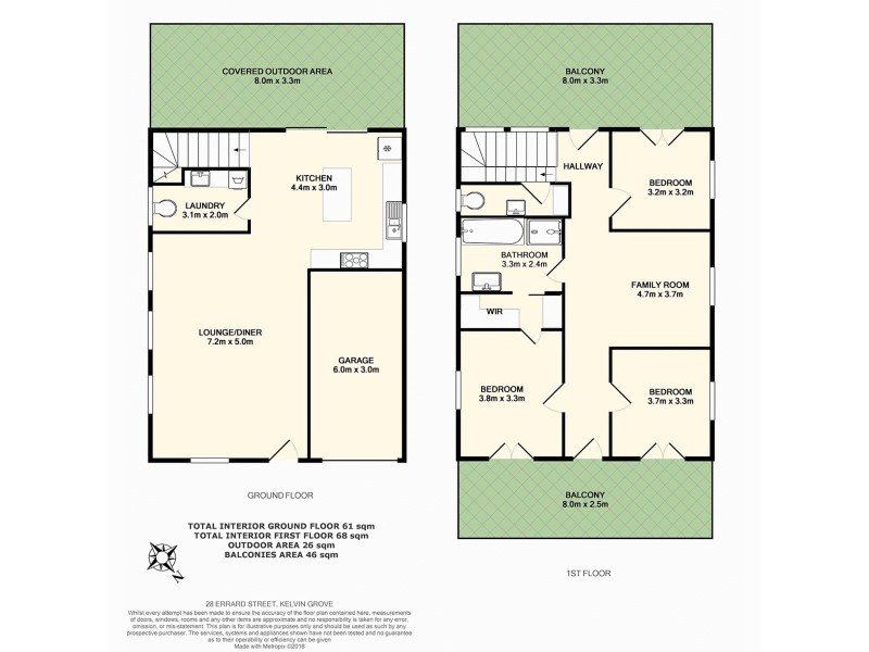 28 Errard Street, Kelvin Grove QLD 4059 Floorplan