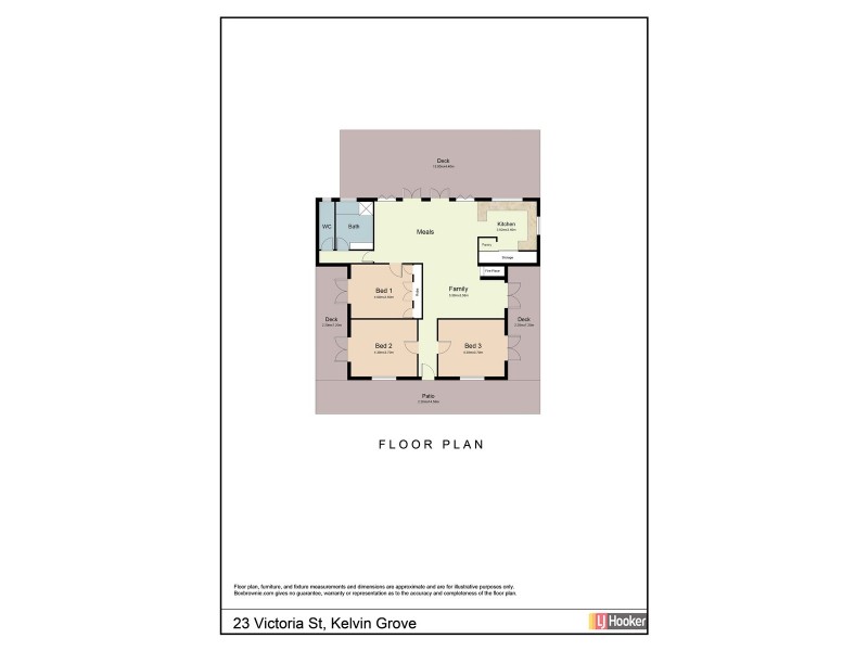 23 Victoria Street, Kelvin Grove QLD 4059 Floorplan