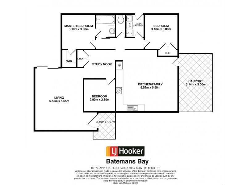 11 Luks Way, Sunshine Bay NSW 2536 Floorplan