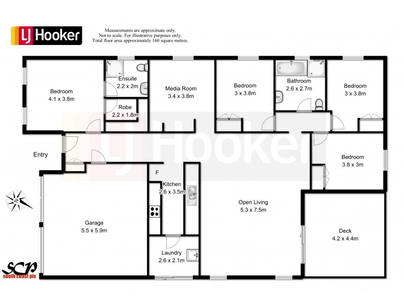 9 Litchfield Crescent, Long Beach NSW 2536 Floorplan