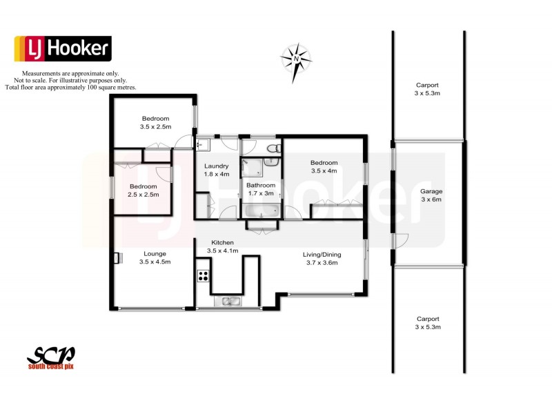 6 Merriwee Avenue, Malua Bay NSW 2536 Floorplan