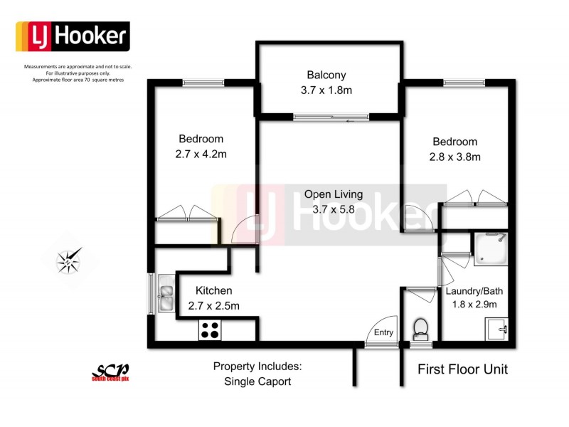 22/5 Crag Road, Batehaven NSW 2536 Floorplan
