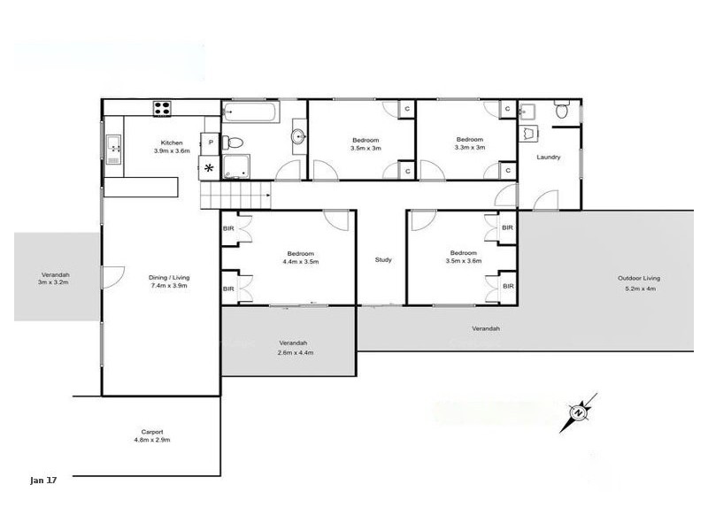 27 Tasman Street, Surf Beach NSW 2536 Floorplan