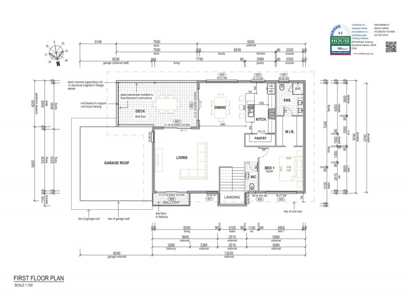 2B Denham Avenue, Denhams Beach NSW 2536 Floorplan