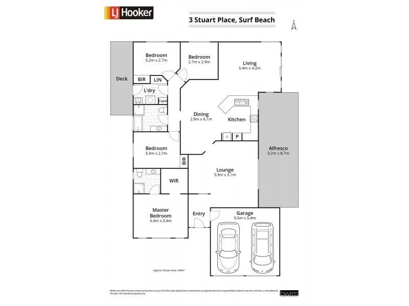 3 Stuart Place, Sunshine Bay NSW 2536 Floorplan