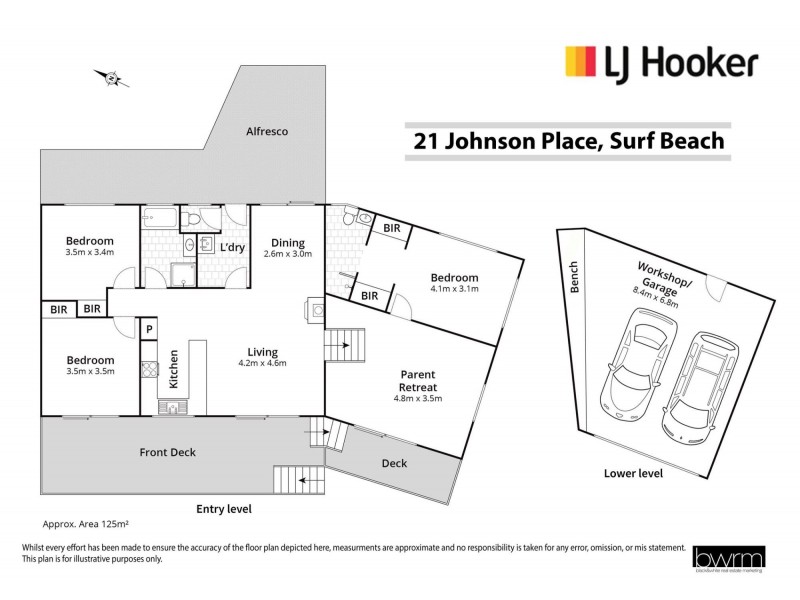 21 Johnson Place, Surf Beach NSW 2536 Floorplan