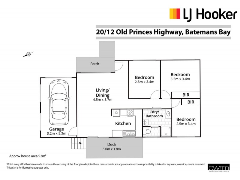 20/12 Old Princes Highway, Batemans Bay NSW 2536 Floorplan