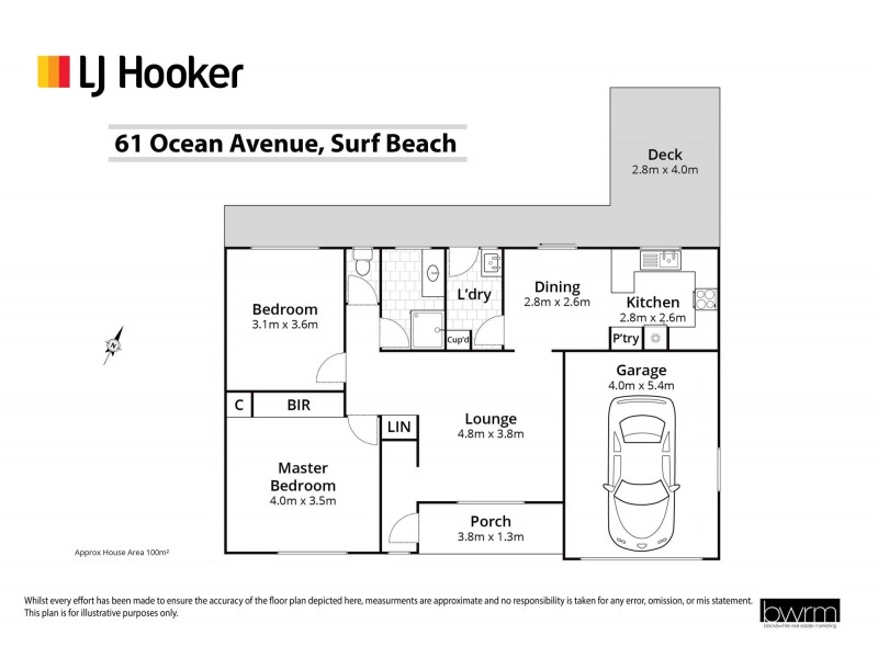 61 Ocean Avenue, Surf Beach NSW 2536 Floorplan