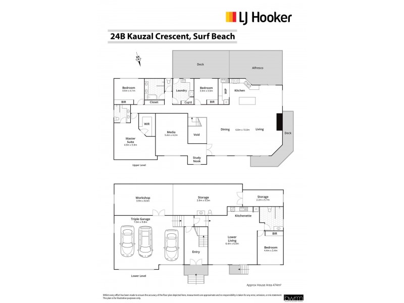 24B Kauzal Crescent, Surf Beach NSW 2536 Floorplan