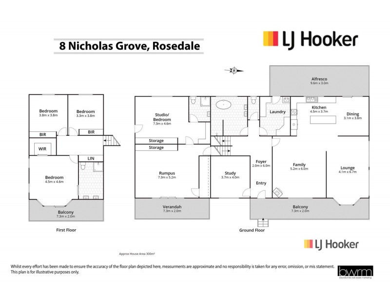 8 Nicholas Grove, Rosedale NSW 2536 Floorplan
