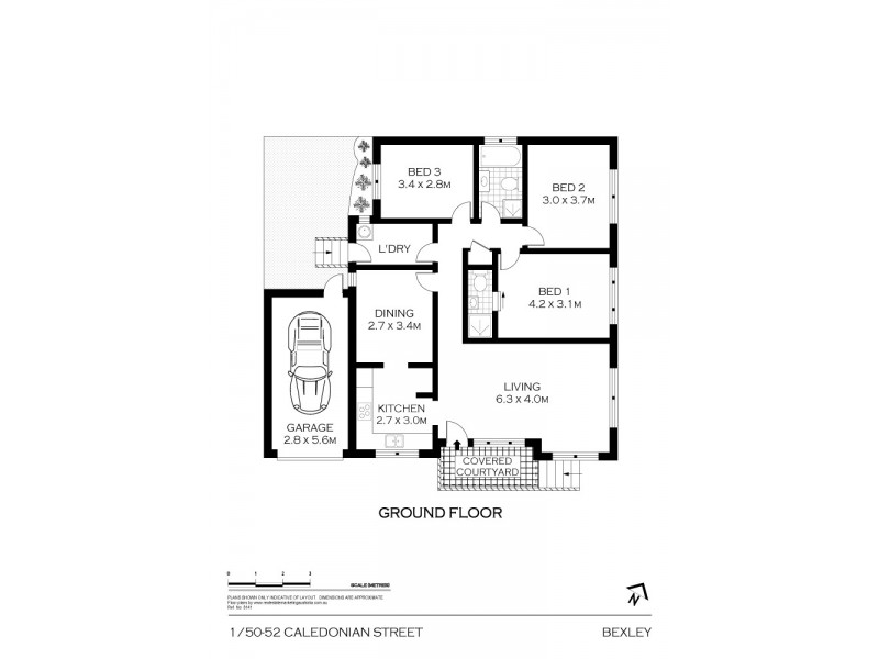 1/50-52 Caledonian Street, Bexley NSW 2207 Floorplan