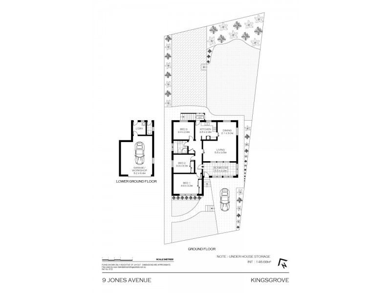 9 Jones Avenue, Kingsgrove NSW 2208 Floorplan