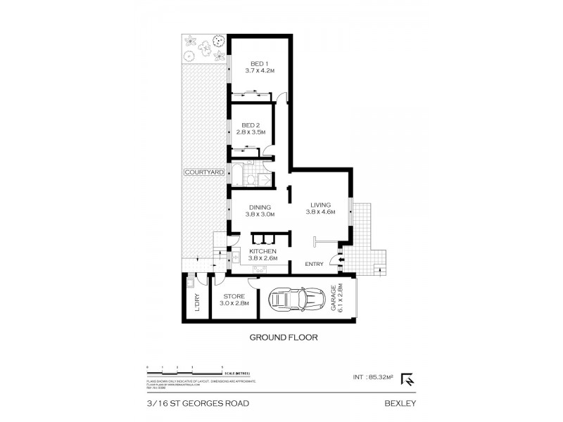 3/16-18 St Georges Road, Bexley NSW 2207 Floorplan