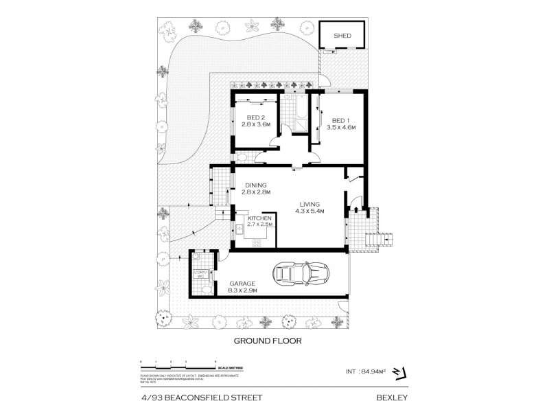 4/93 Beaconsfield Street, Bexley NSW 2207 Floorplan