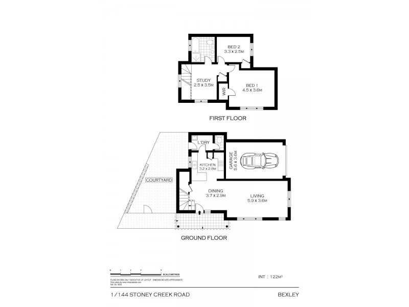 1/144 Stoney Creek Road, Bexley NSW 2207 Floorplan