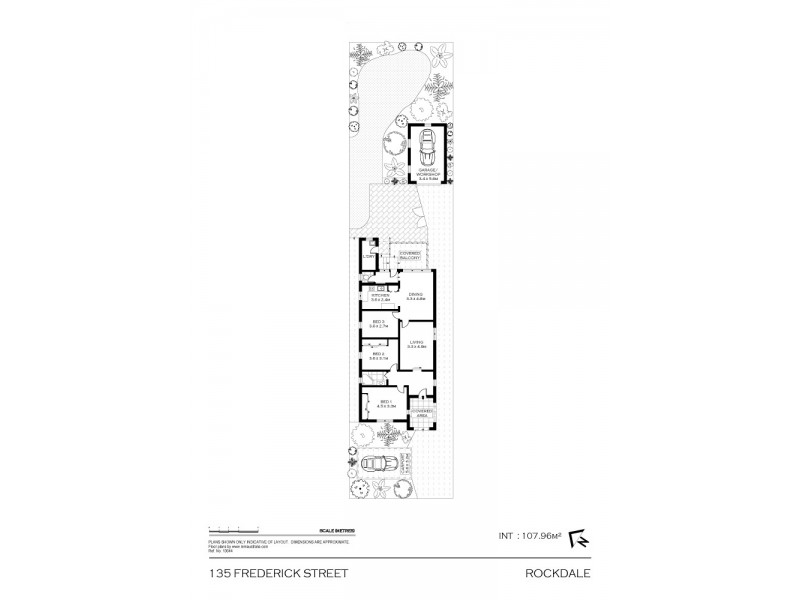 135 Frederick Street, Rockdale NSW 2216 Floorplan