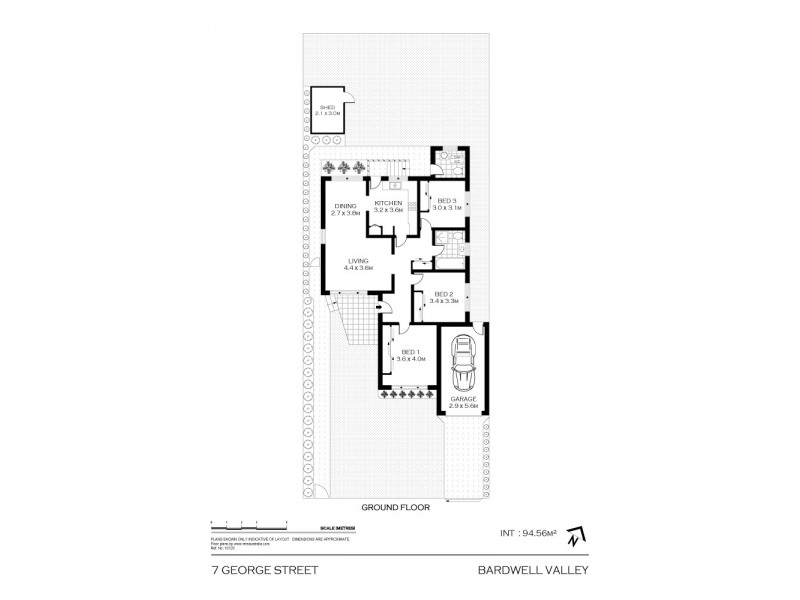 7 George Street, Bardwell Valley NSW 2207 Floorplan