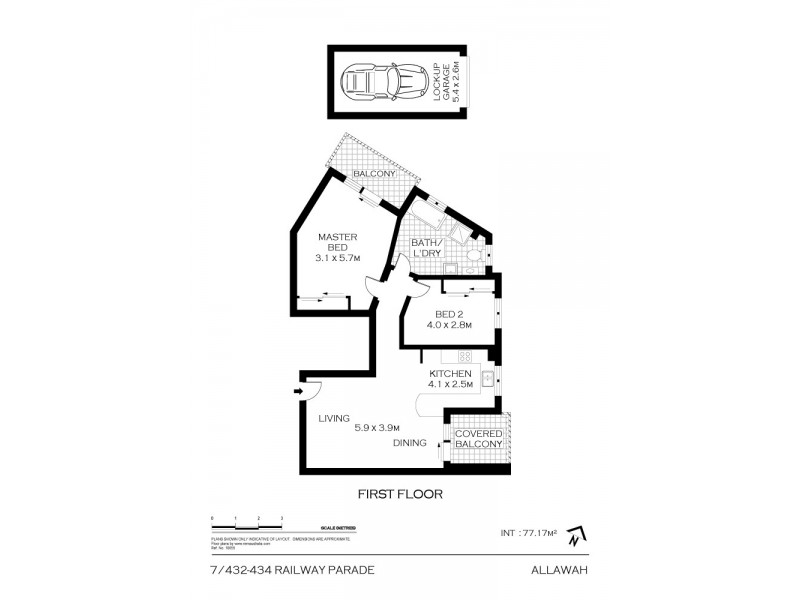 7/432-434 Railway Parade, Allawah NSW 2218 Floorplan