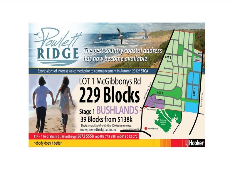 Powlett Ridge Estate, Wonthaggi VIC 3995