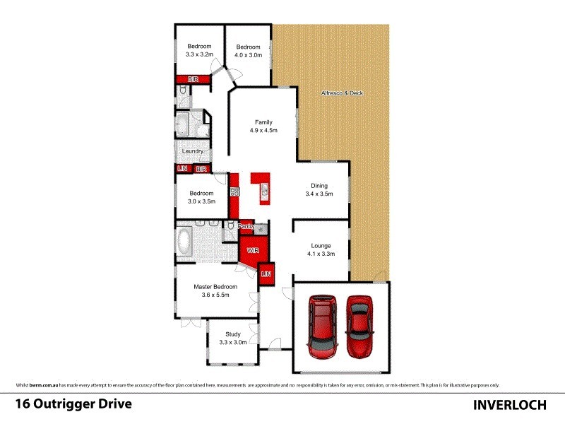 16 Outrigger Drive, Inverloch VIC 3996 Floorplan