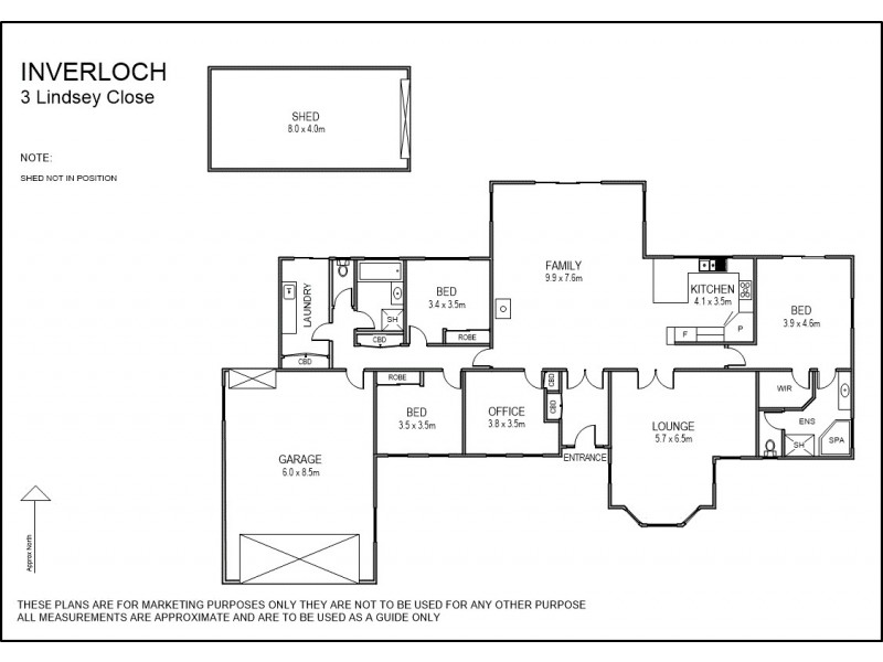 3 Lindsey Close, Inverloch VIC 3996 Floorplan