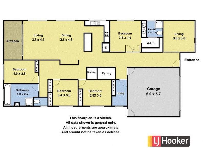 17 Blue Wren Way, Inverloch VIC 3996 Floorplan