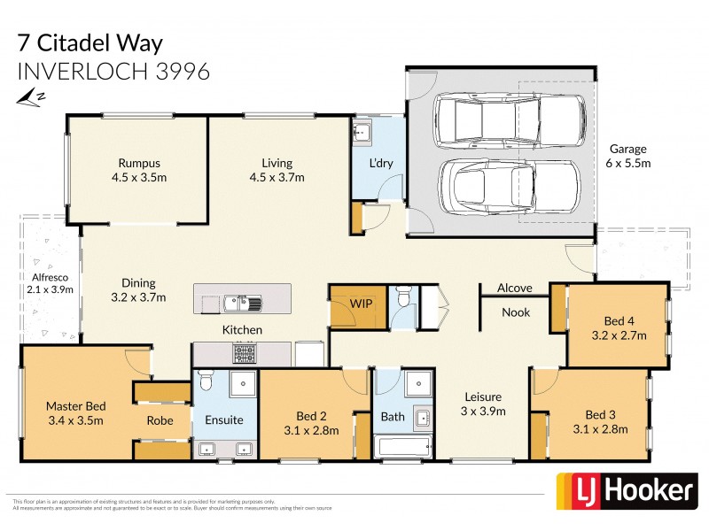 7 Citadel Way, Inverloch VIC 3996 Floorplan