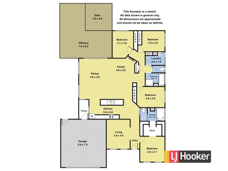 9 Dalmont Bay Court, Inverloch VIC 3996 Floorplan