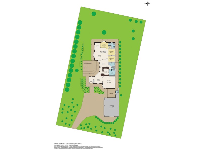 2a Louise Simon Court, Leongatha VIC 3953 Floorplan